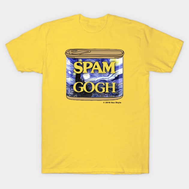 SPAM GOGH T-Shirt by SuzDoyle